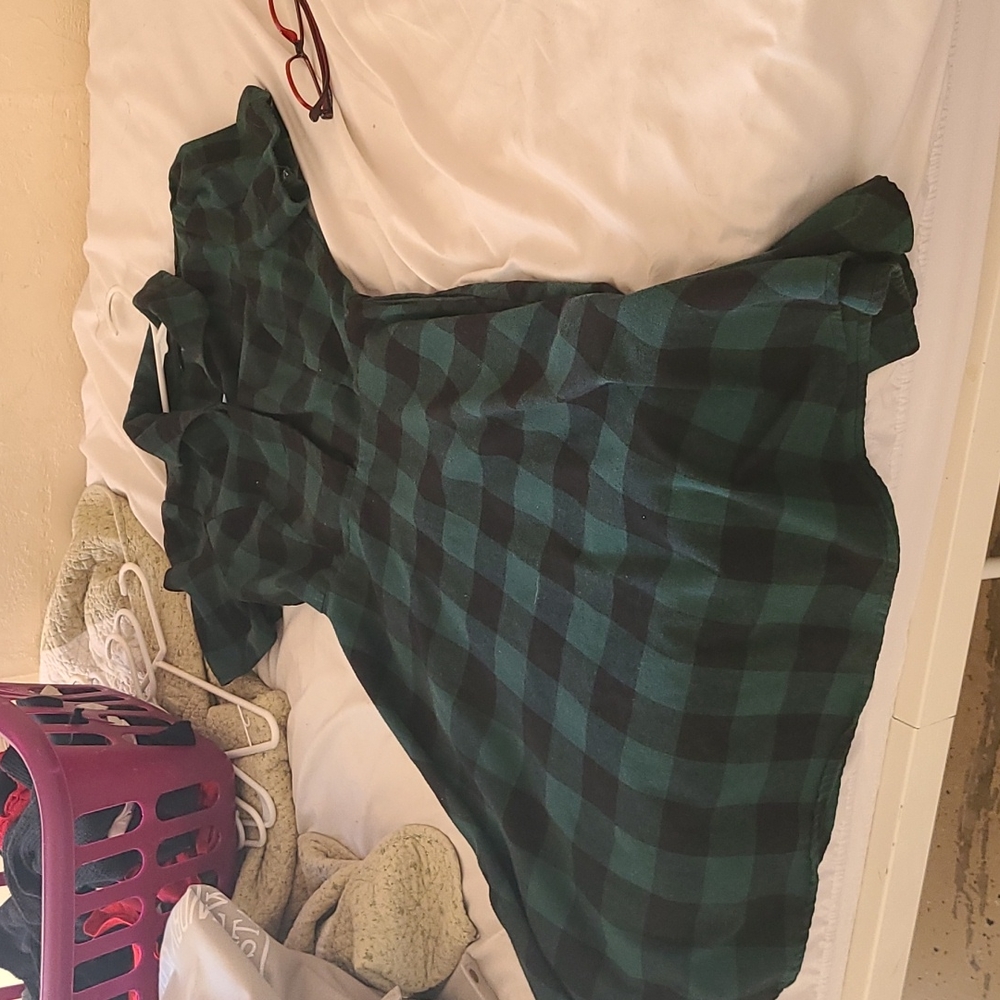 Vintage plaid swing dress